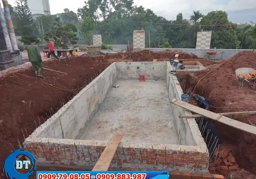 MS. NGÂN - ĐĂK NÔNG - XÂY DỰNG HỒ BƠI SÂN VƯỜN