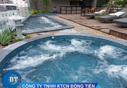 Hồ Bơi Sân Thượng - Khách Sạn Blue Diamond - Quận 1