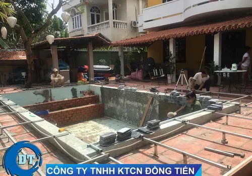 CẢI TẠO HỒ BƠI GIA ĐÌNH, MR. JOHN - Q2 THẢO ĐIỀN, TP.HCM - XÂY DỰNG HỒ BƠI