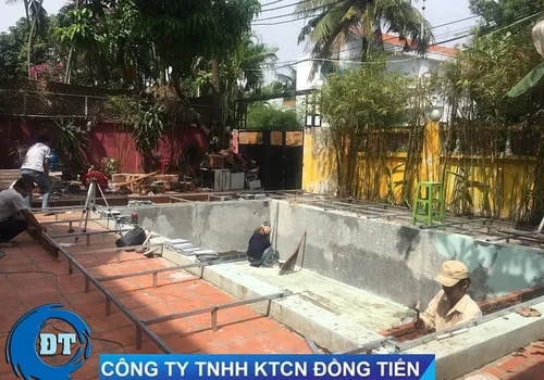 CẢI TẠO HỒ BƠI GIA ĐÌNH, MR. JOHN - Q2 THẢO ĐIỀN, TP.HCM - XÂY DỰNG HỒ BƠI