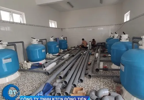 HỒ BƠI TIÊU CHUẨN QUỐC GIA TRƯỜNG CHUYÊN THPT BÌNH LONG - XÂY DỰNG HỒ BƠI KINH DOANH