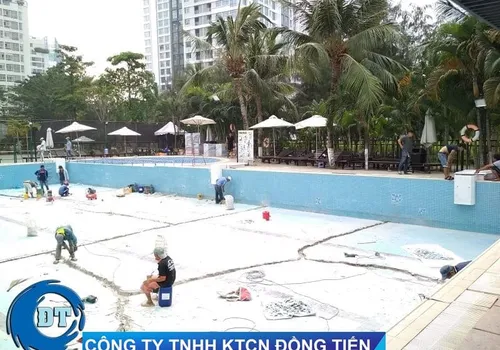 HỒ BƠI SKY GARDEN PHÚ MỸ HƯNG QUẬN 7 - CẢI TẠO HỒ BƠI KINH DOANH