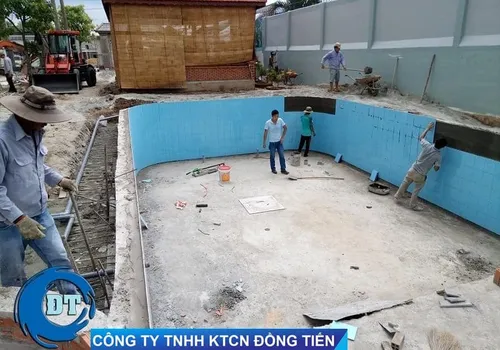 MS PHƯỢNG, PHÚ GIÁO, BÌNH PHƯỚC - XÂY DỰNG HỒ BƠI GIA ĐÌNH