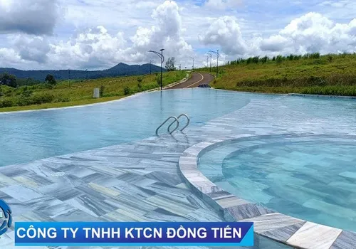 HỒ BƠI DỰ ÁN LE BEAUTY - BẢO LÂM - LÂM ĐỒNG - XÂY DỰNG HỒ BƠI KINH DOANH