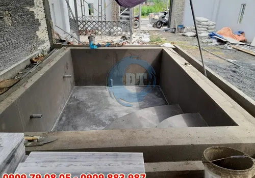 SỬA CHỮA HỒ BƠI MR SƠN - BIÊN HÒA - XÂY DỰNG HỒ BƠI GIA ĐÌNH