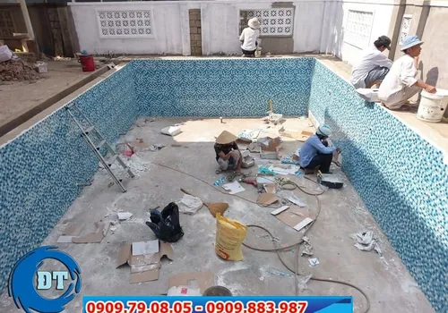 MS. NGA - QUẬN 9 - TP.HCM - XÂY DỰNG HỒ BƠI GIA ĐÌNH