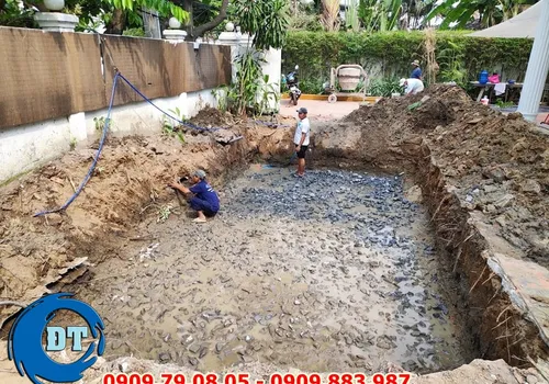 HỒ BƠI BIỆT THỰ THẢO ĐIỀN - MR JEROME - QUẬN 2 - XÂY DỰNG HỒ BƠI GIA ĐÌNH