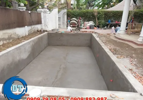 HỒ BƠI BIỆT THỰ THẢO ĐIỀN - MR JEROME - QUẬN 2 - XÂY DỰNG HỒ BƠI GIA ĐÌNH