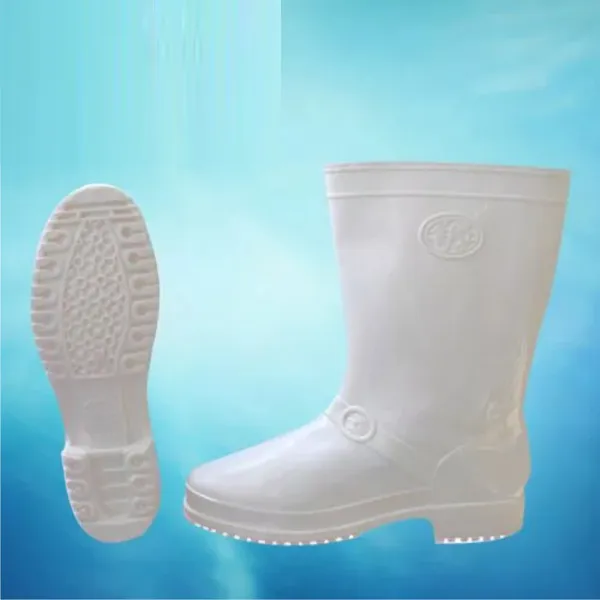 Ủng Nữ Hoa San 002 Đen | Trắng