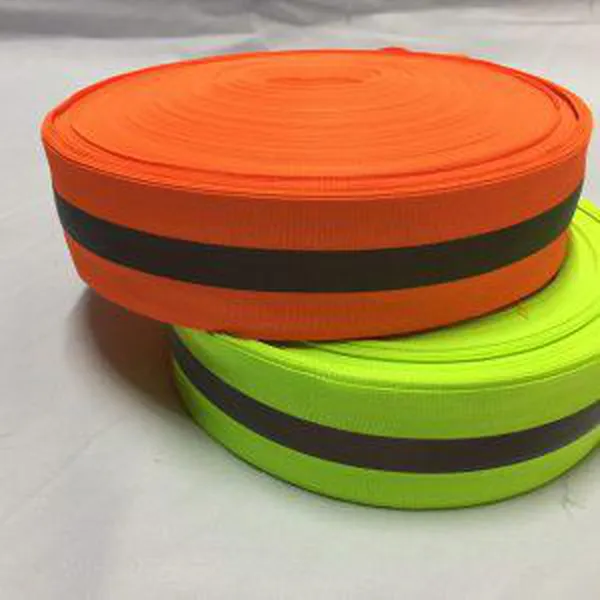 Dây phản quang 1 vạch màu cam bản rộng 5cm