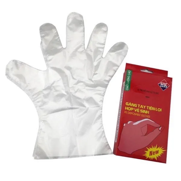 Găng tay nilon tiện lợi dùng 1 lần