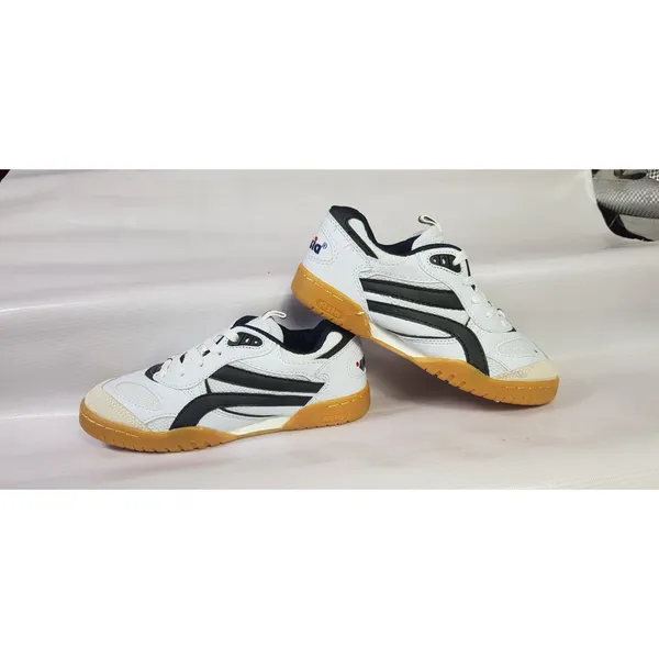 Giầy bata mũi da MCS02 trắng Asia