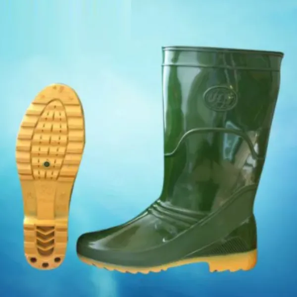 Ủng Nữ Hoa San 003 Xanh Bộ Đội