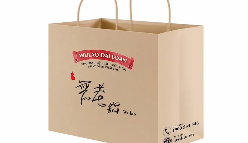 Túi giấy kraft Hà Nội in trơn sẵn kho giá tốt