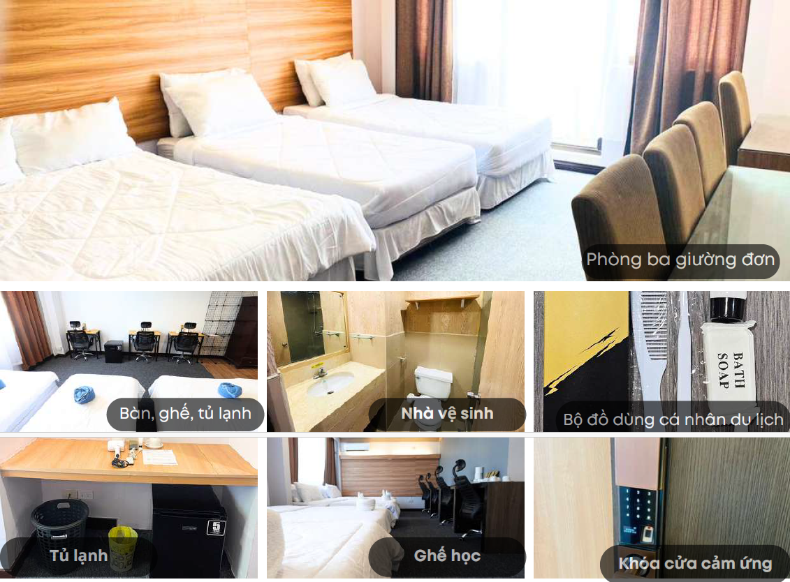 kí túc xá trường anh ngữ IU Cebu