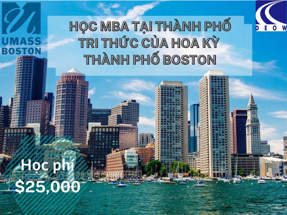 Du học Mỹ ngành MBA tại Đại học Umass Boston
