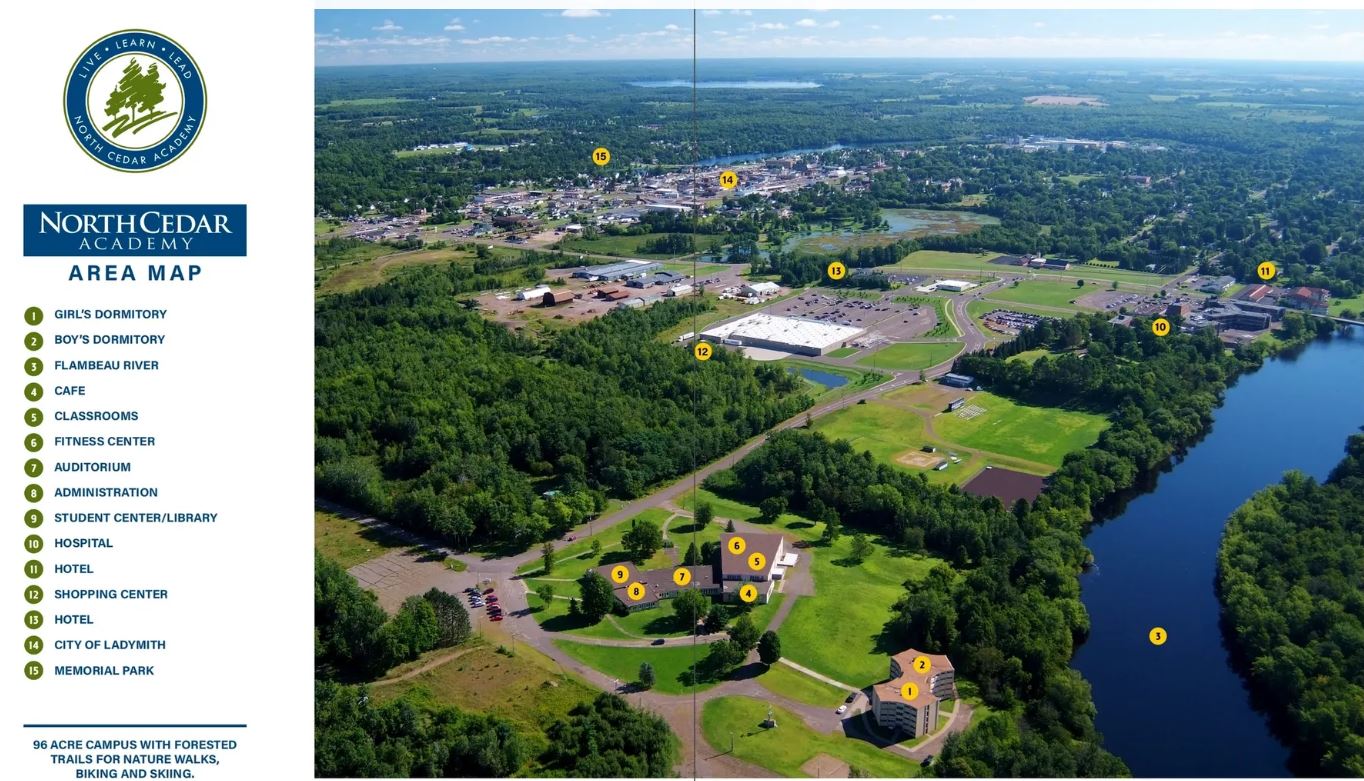 Khuôn viên Học viện North Cedar Academy