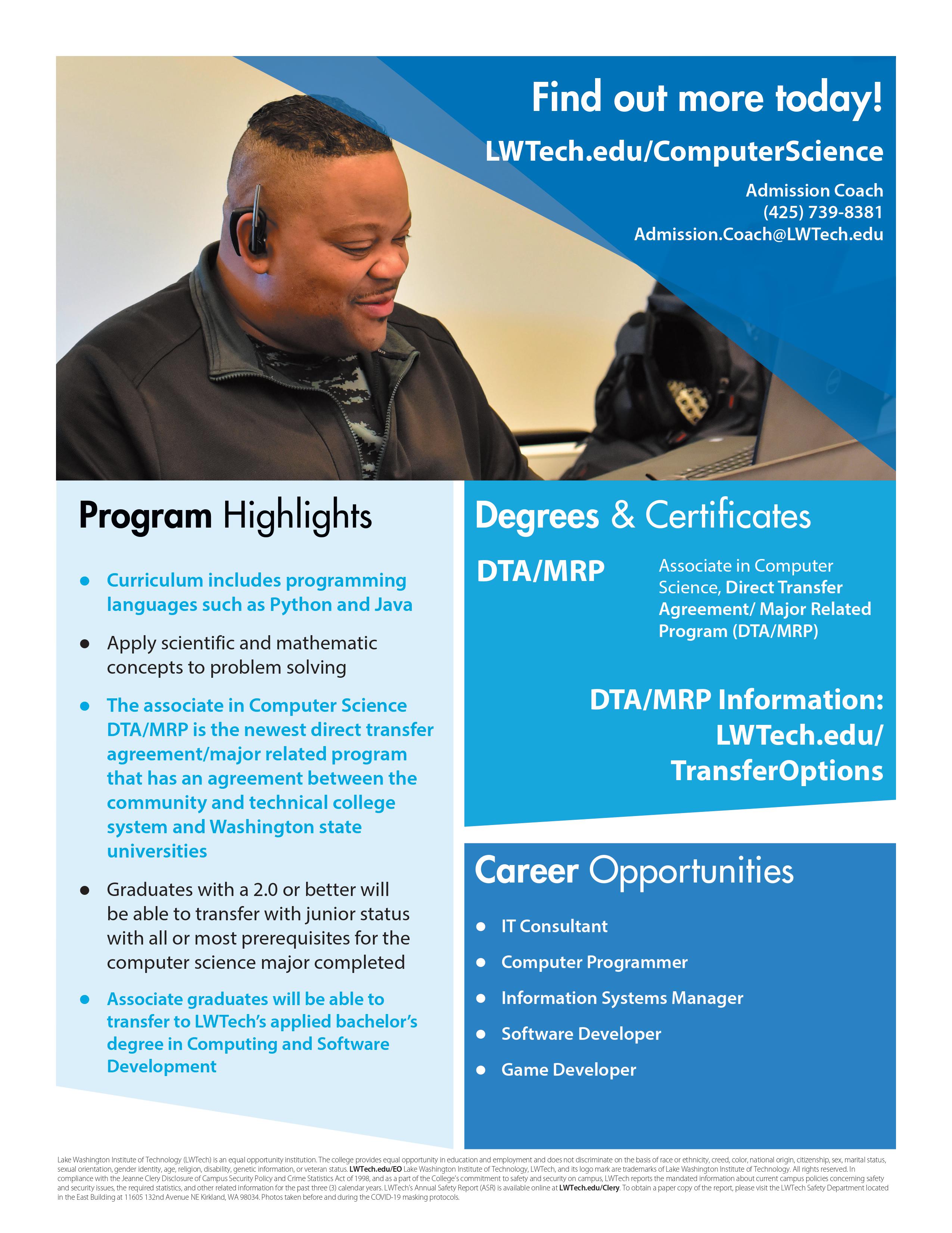 Tất Tần Tật Về Computer Science Tại Cao Đẳng Lake Washington Institute