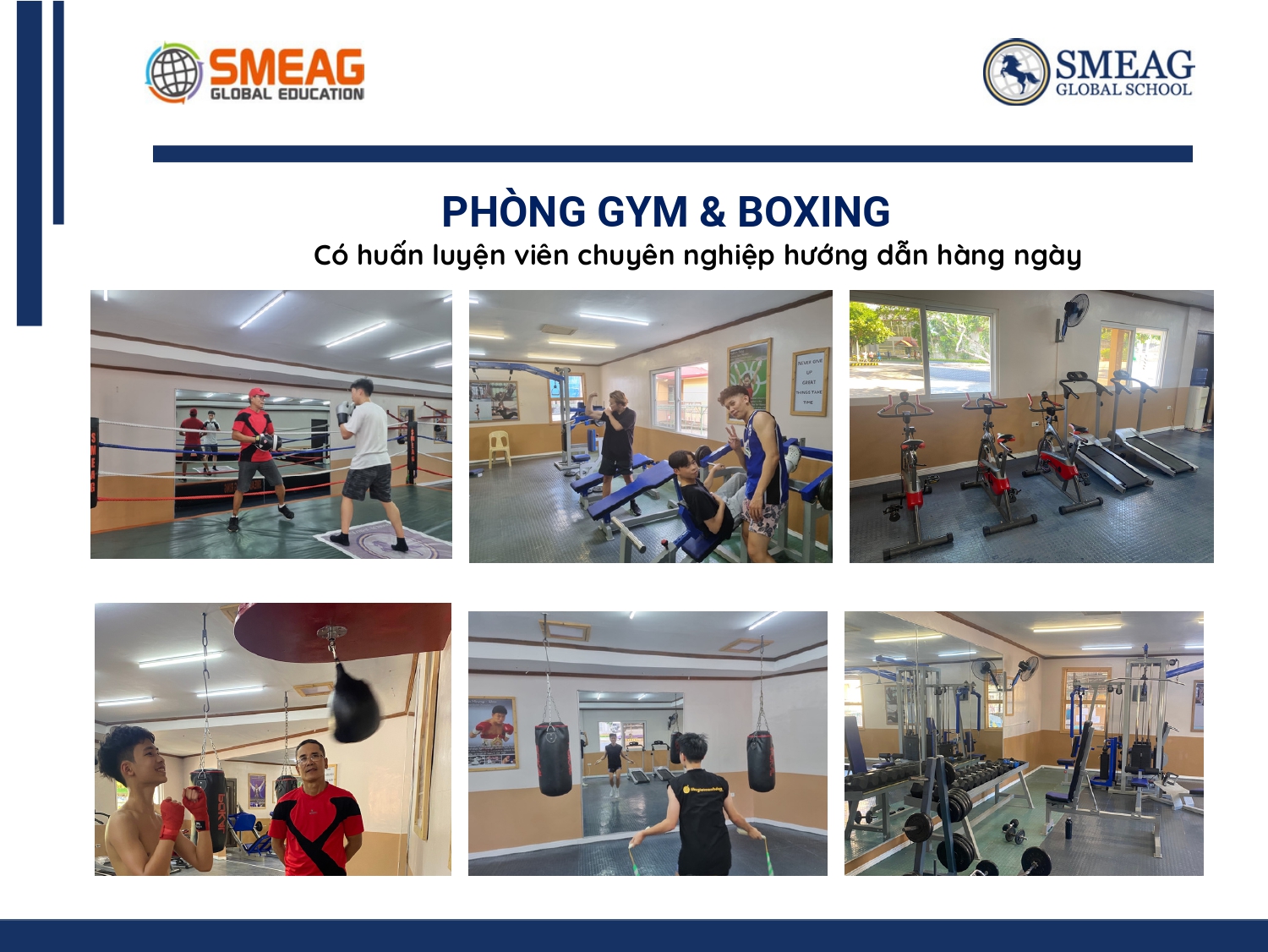 phòng gym và boxing