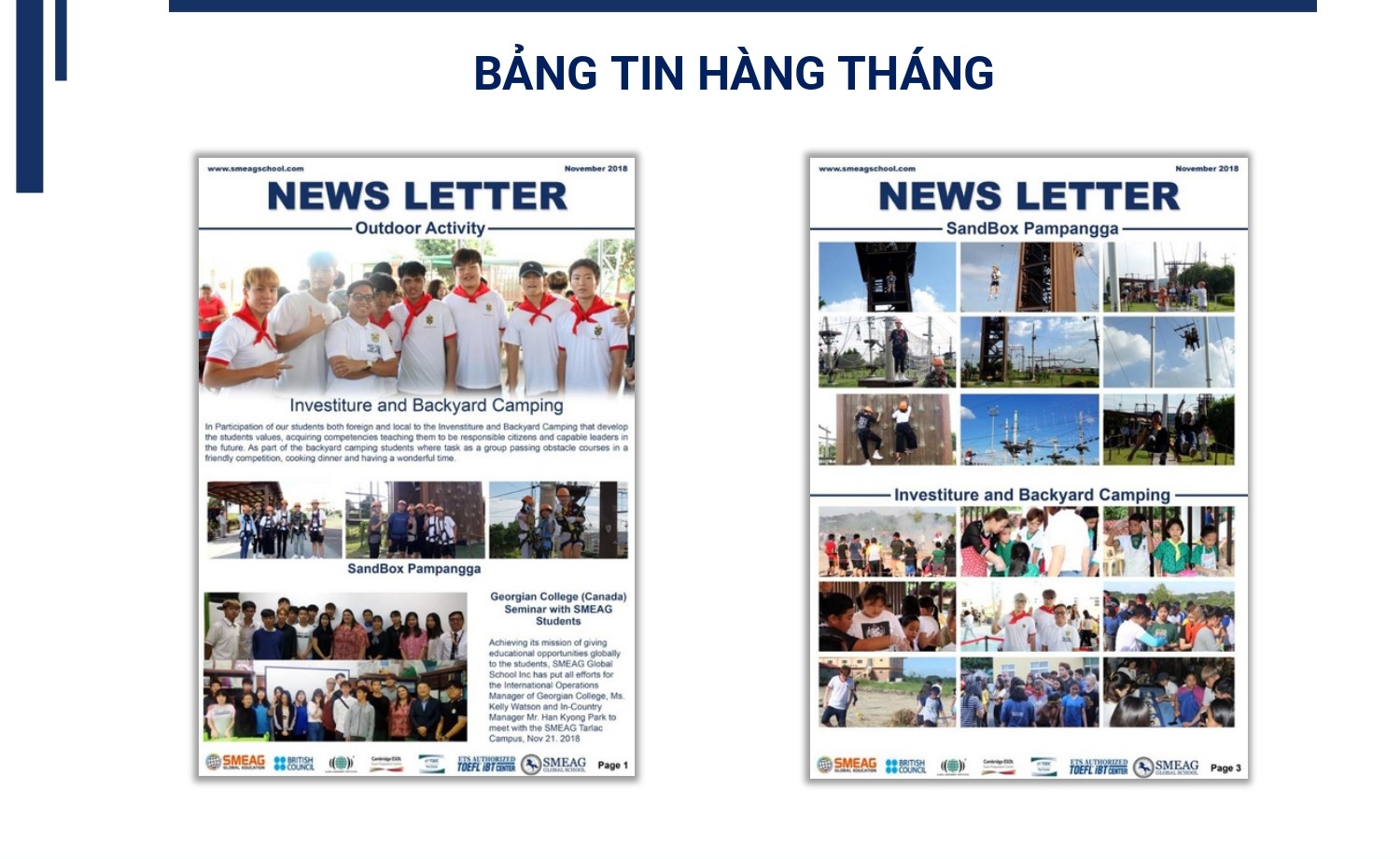 bản tin hằng tháng