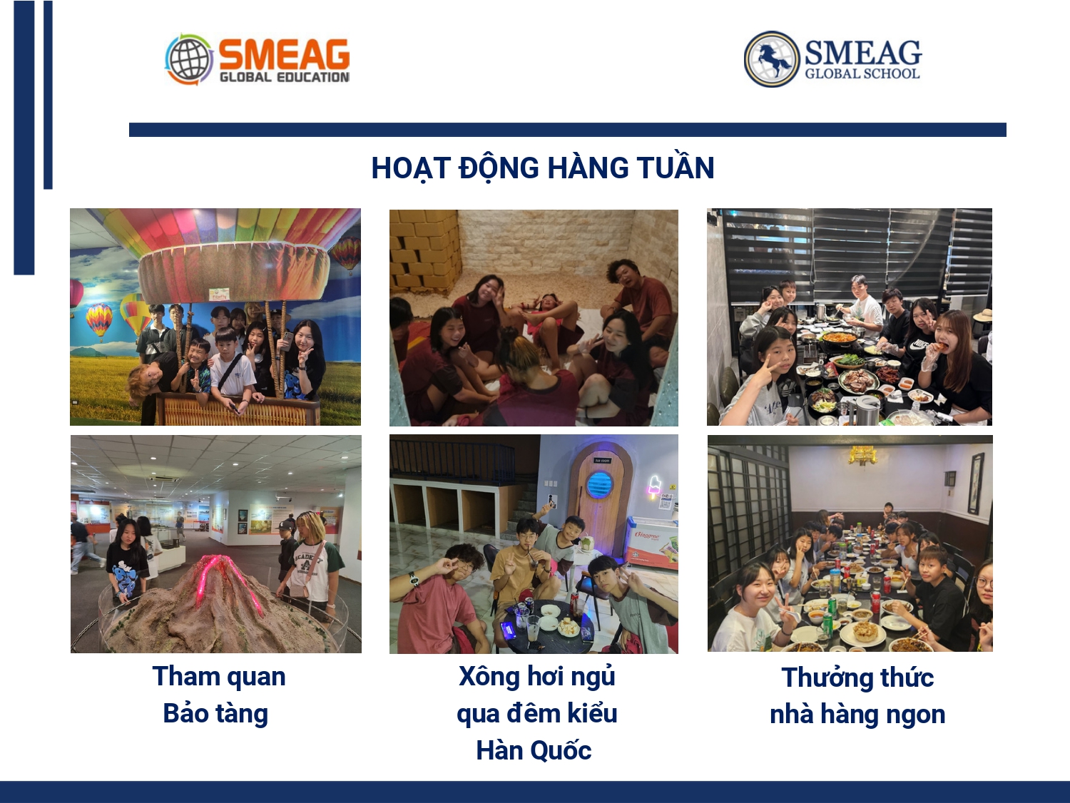 Hoạt động hàng tuần