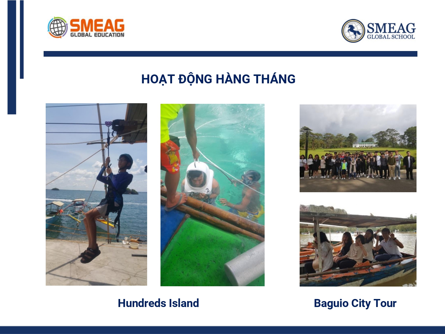 Hoạt động hàng tháng