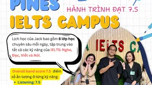 Hiệu quả của Khóa IELTS đảm bảo tại Pines