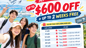 TARGET GLOBAL ENGLISH ACADEMY CÔNG BỐ ƯU ĐÃI THÁNG 9, 10 & 11/2026: TẶNG ĐẾN 600 USD + 2 TUẦN HỌC MIỄN PHÍ
