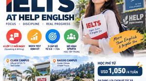 Khóa IELTS HELP English Philippines – Luyện thi chuyên sâu theo mô hình Sparta