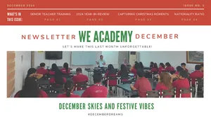 📨 Bản tin tháng 1️⃣2️⃣ từ trường WE Academy