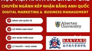 Chuyên Ngành Kép Digital Marketing & Business Management tại Học viện Nanyang Singapore – Nhận Bằng Cấp Đại Học Abertay Anh Quốc