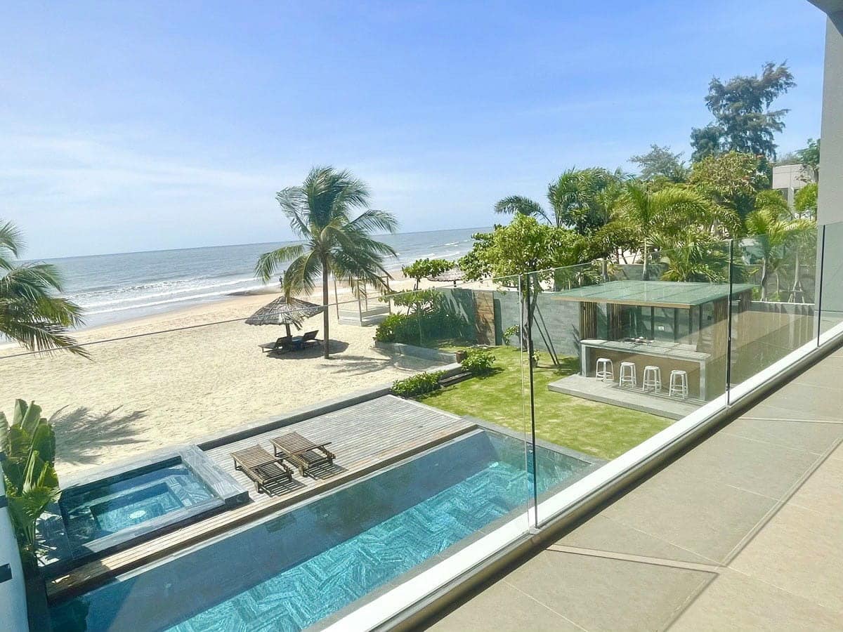 Một góc căn villa view biển trong Sanctuary resort Hồ Tràm Một góc căn villa view biển trong Sanctuary resort Hồ Tràm