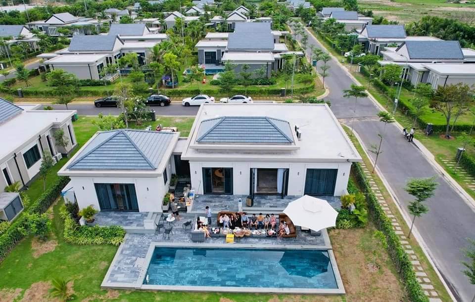 Khu Hồ Tràm Villa Coastar nhìn từ trên cao Khu Hồ Tràm Villa Coastar nhìn từ trên cao