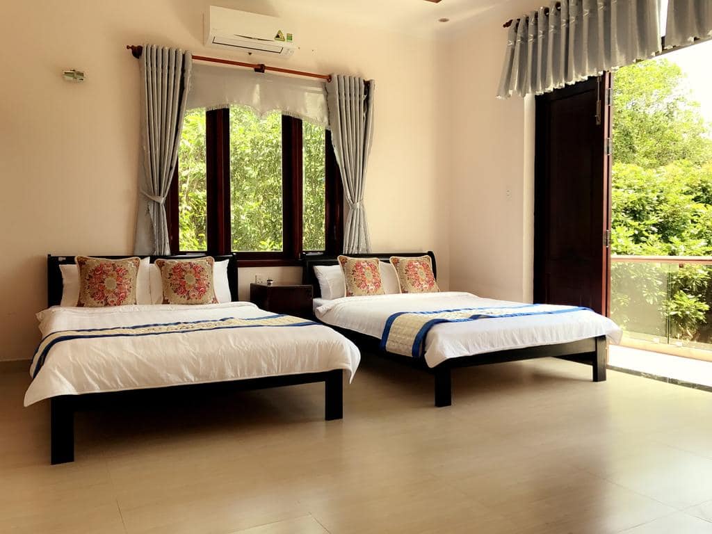 Một phòng twin tại khách sạn Hồ Tràm Một phòng twin tại khách sạn Hồ Tràm