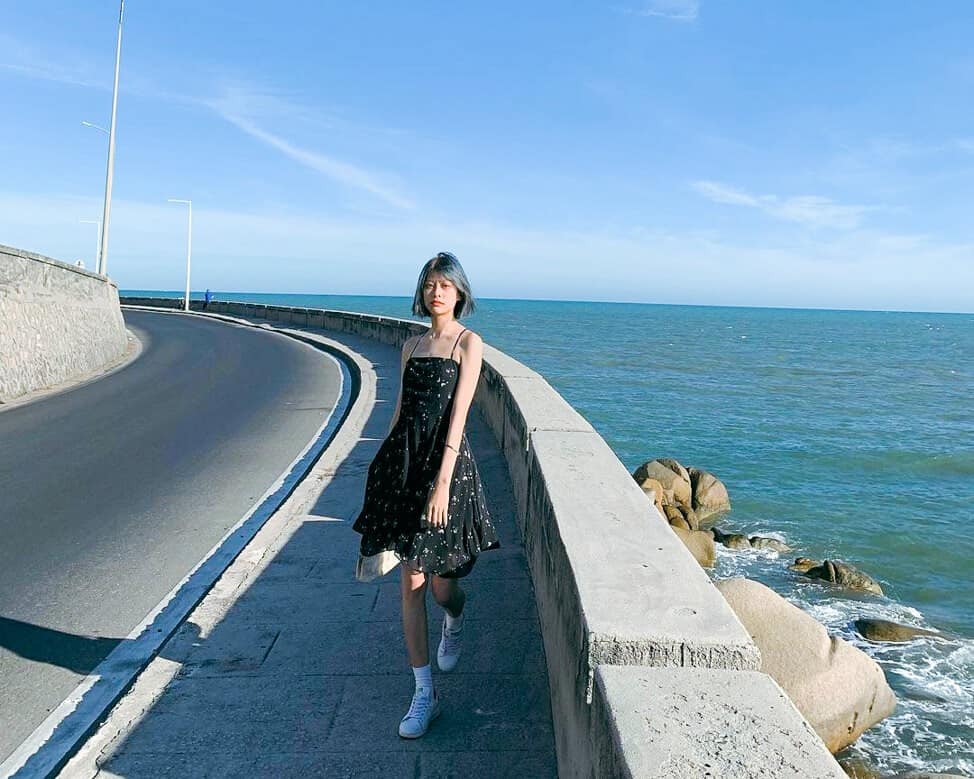 Chụp hình check in tại Đèo Nước Ngọt Chụp hình check in tại Đèo Nước Ngọt