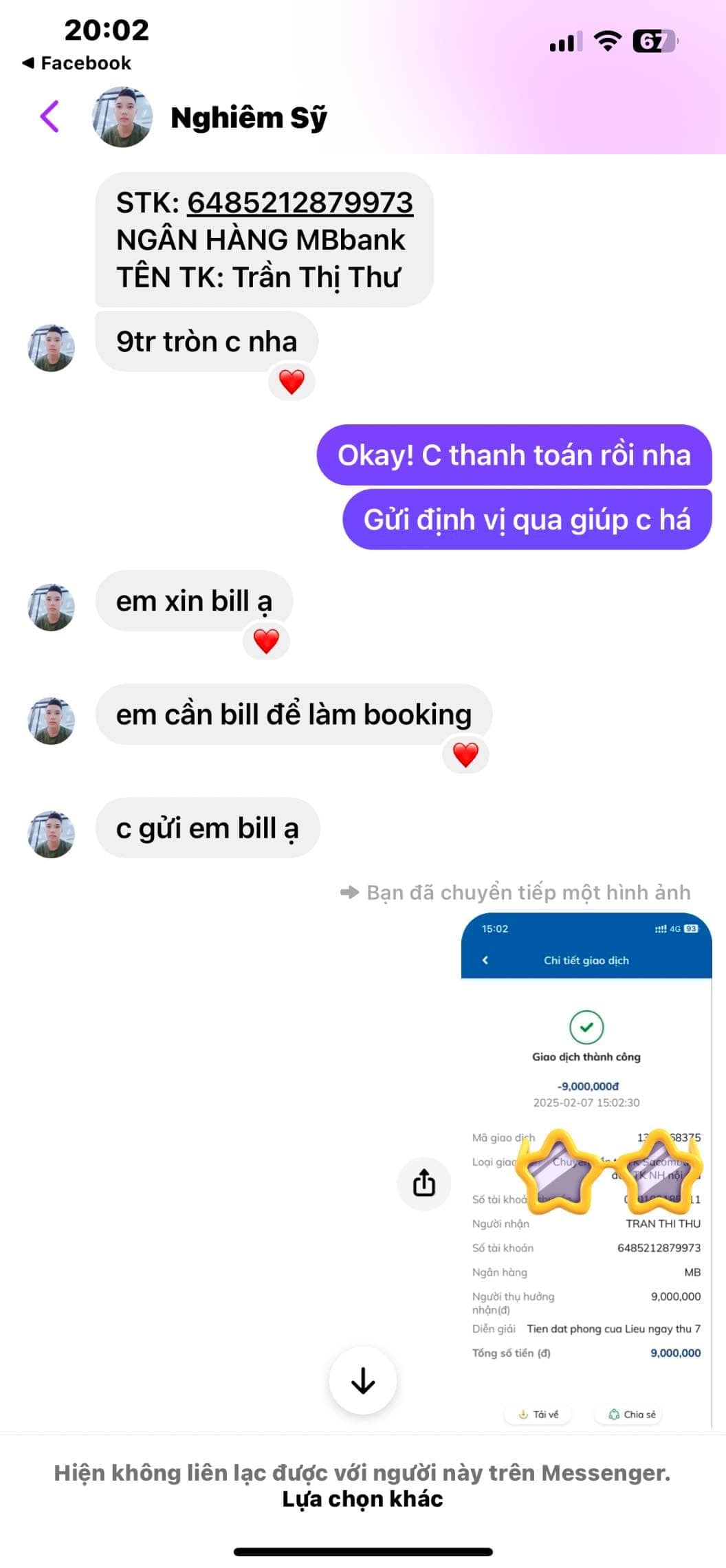 Đối tượng lừa đảo có tên và thông tn tài khoản ngân hàng không giống nhau Đối tượng lừa đảo có tên và thông tn tài khoản ngân hàng không giống nhau