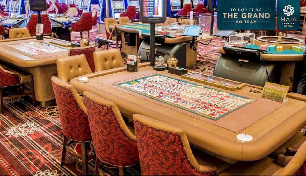 Các trò chơi casino tại The Grand Hồ Tràm Các trò chơi casino tại The Grand Hồ Tràm