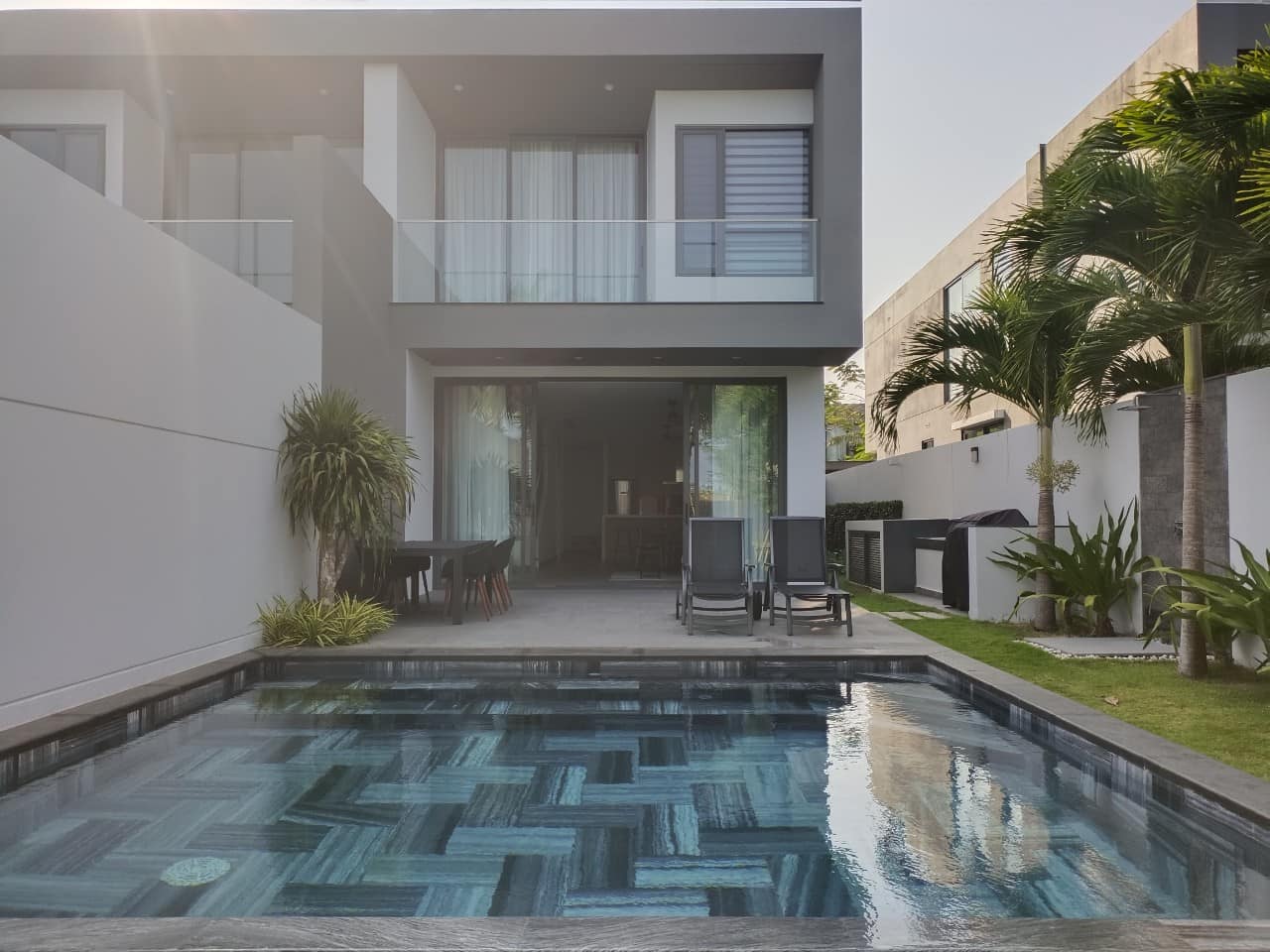 Mặt tiền của Villa Sanctuary Hồ Tràm 3 phòng ngủ – HV010 Mặt tiền của Villa Sanctuary Hồ Tràm 3 phòng ngủ – HV010