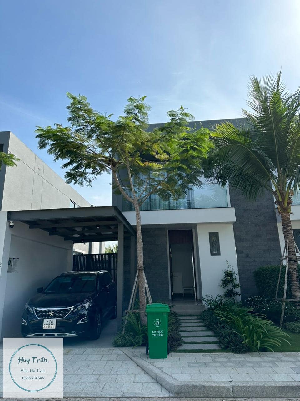 Mặt tiền của Villa Sanctuary Hồ Tràm 3 phòng ngủ – HV013 Mặt tiền của Villa Sanctuary Hồ Tràm 3 phòng ngủ – HV013