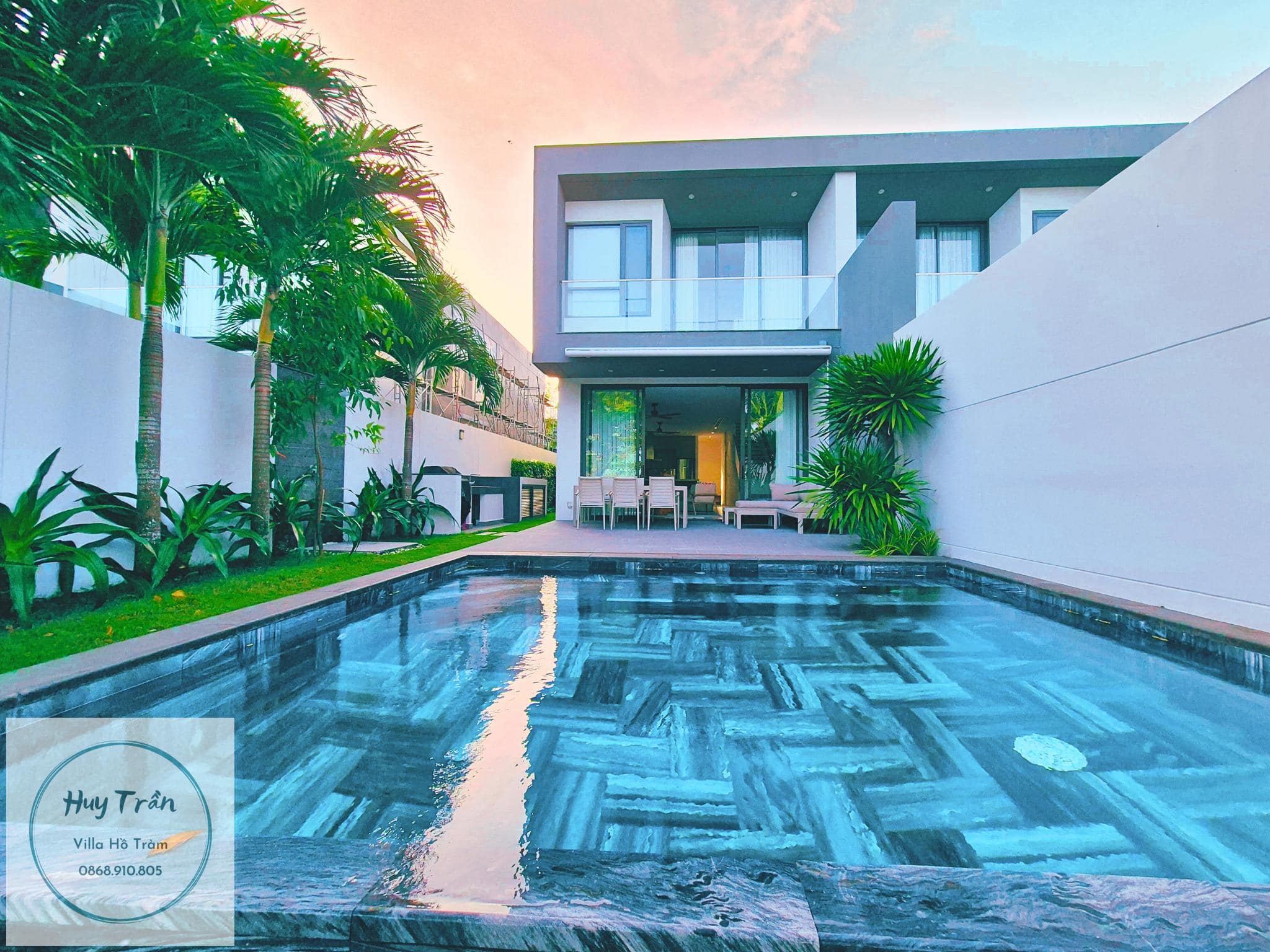 Mặt sau của Villa Sanctuary Hồ Tràm 3 phòng ngủ – HV039 Mặt sau của Villa Sanctuary Hồ Tràm 3 phòng ngủ – HV039