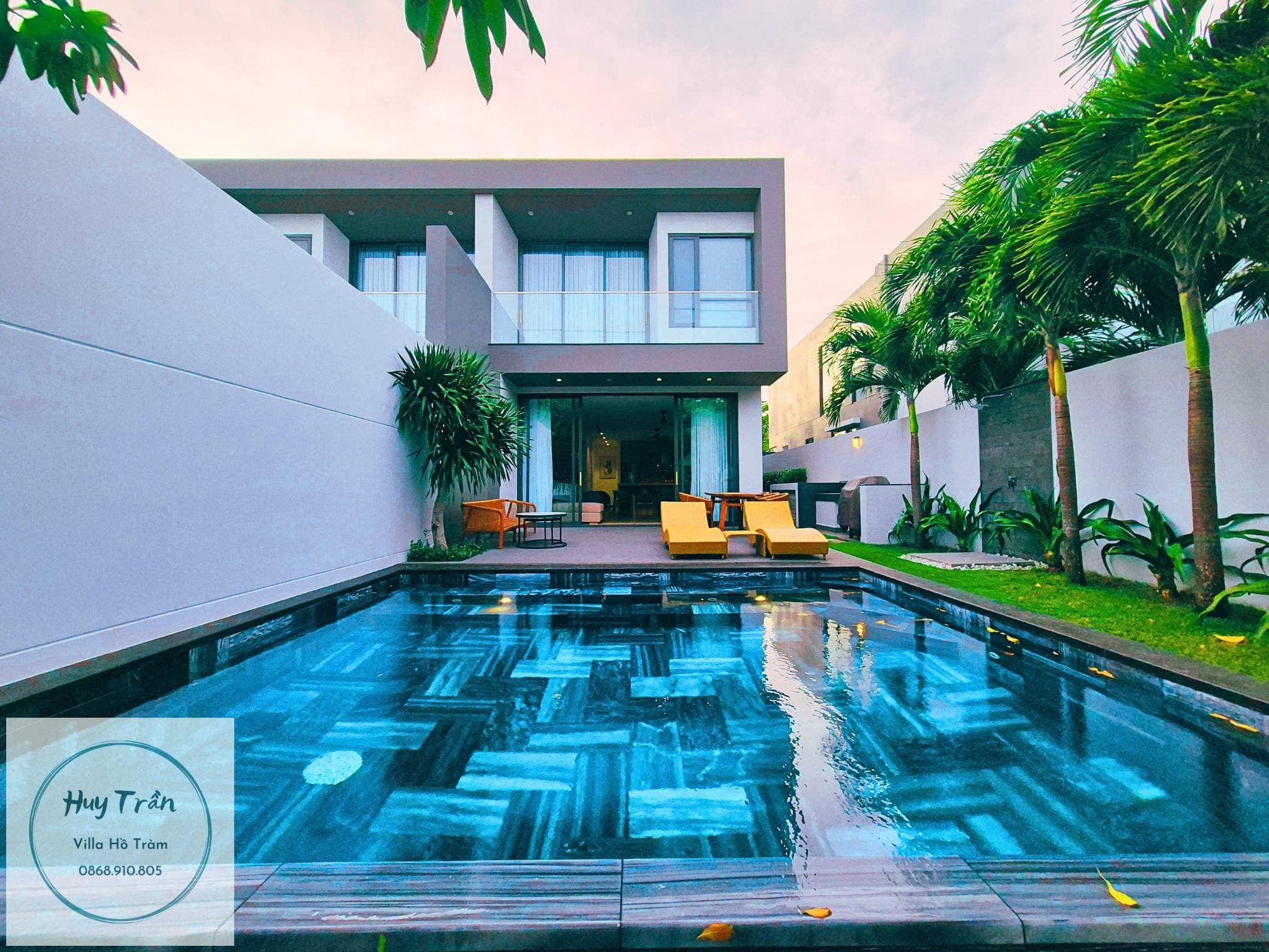 Mặt sau của Villa Sanctuary Hồ Tràm 3 phòng ngủ – HV045 Mặt sau của Villa Sanctuary Hồ Tràm 3 phòng ngủ – HV045