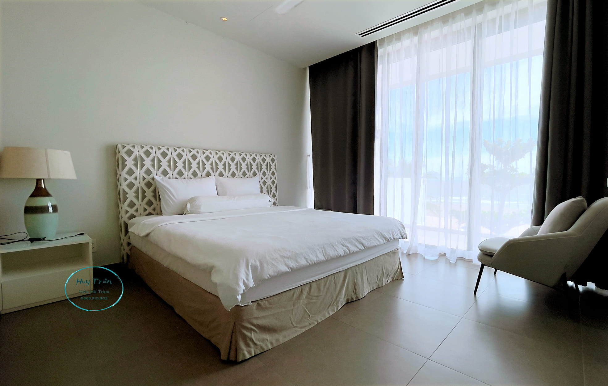 Nội thất phòng ngủ của một Villa mặt biển Sanctuary Hồ Tràm Nội thất phòng ngủ của một Villa mặt biển Sanctuary Hồ Tràm