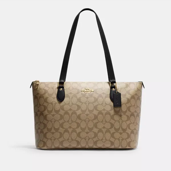Túi Coach tote khoá kéo tiện dụng