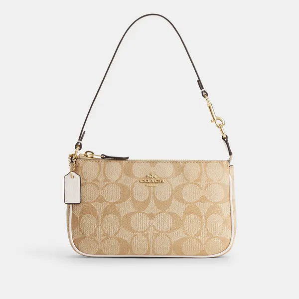 Ví Coach viền trắng