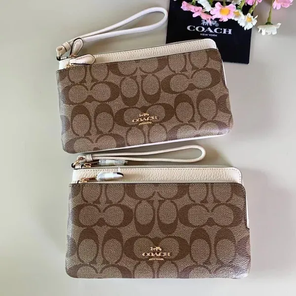 Ví nữ Coach double zip