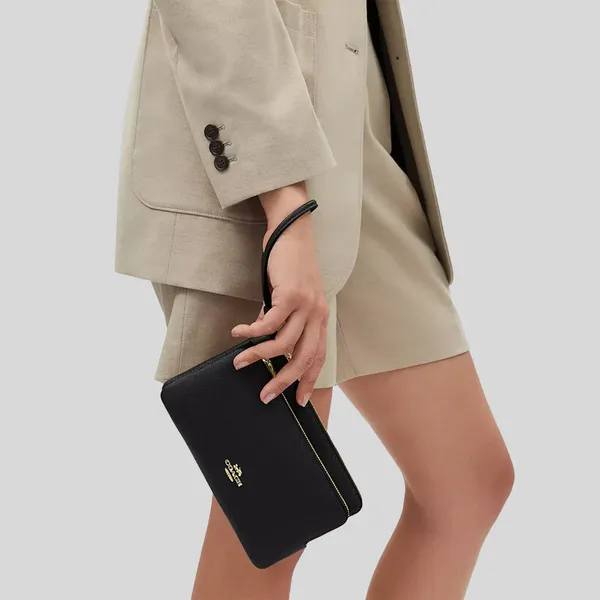 Ví bóp da cầm tay hiệu Coach