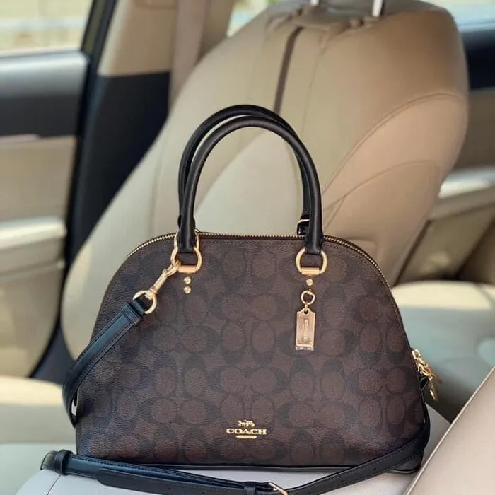 Túi xách Coach hến màu nâu