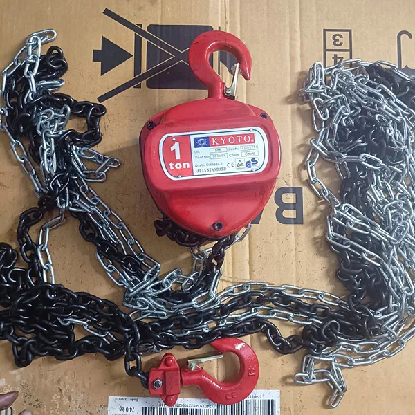 Pa lăng xích kéo tay 1 tấn Kyoto