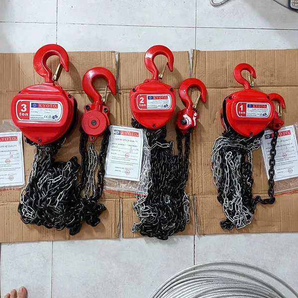 Pa lăng xích kéo tay 3 tấn Kyoto