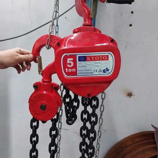 Pa lăng xích kéo tay 5 tấn Kyoto